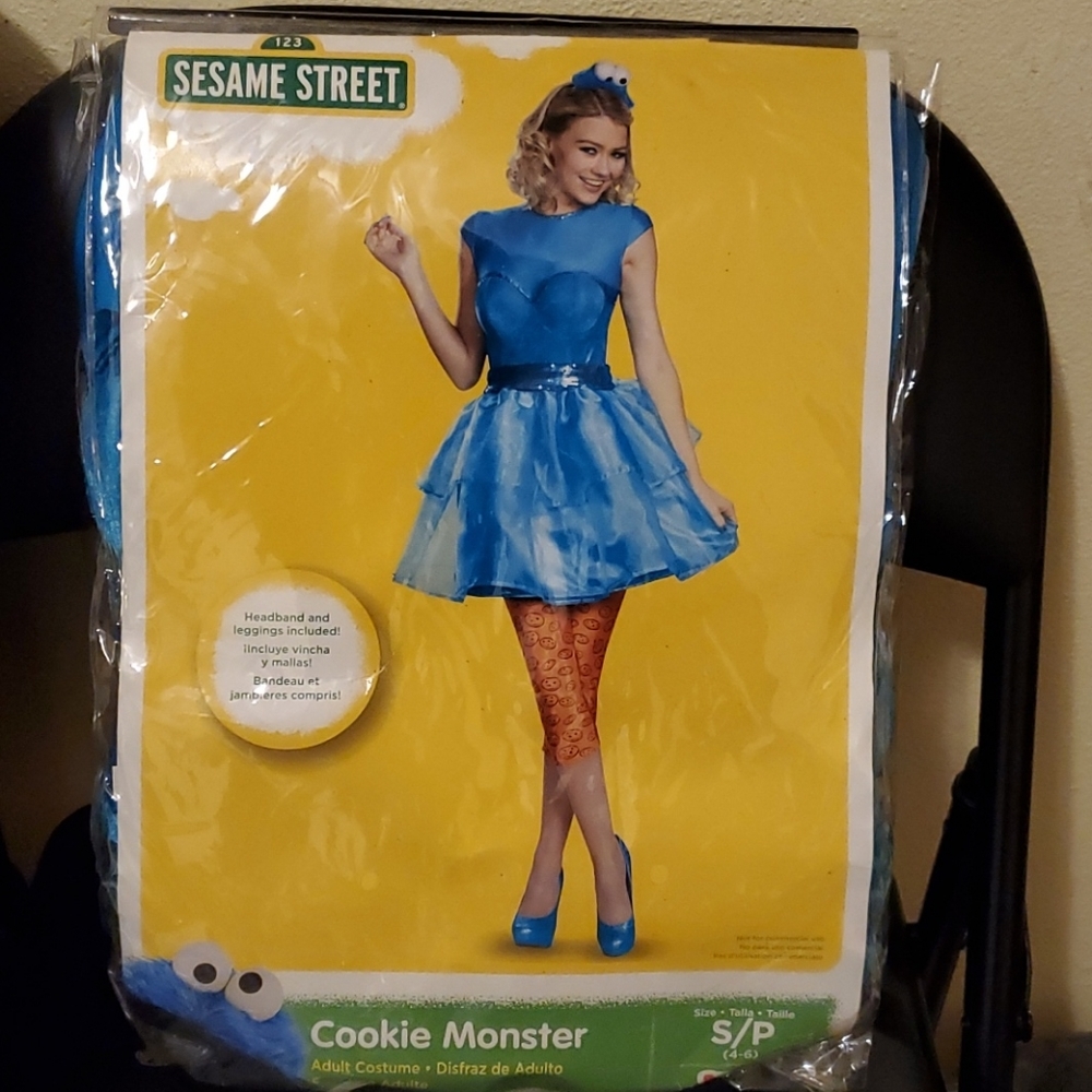 Womens "Cookie Monster" Costume